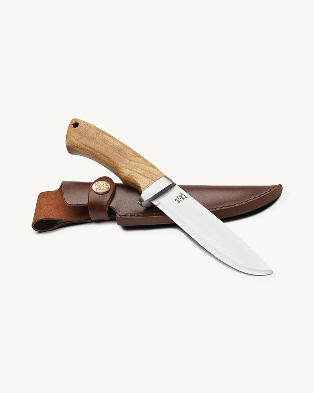 Rondane knife w/leather sheath