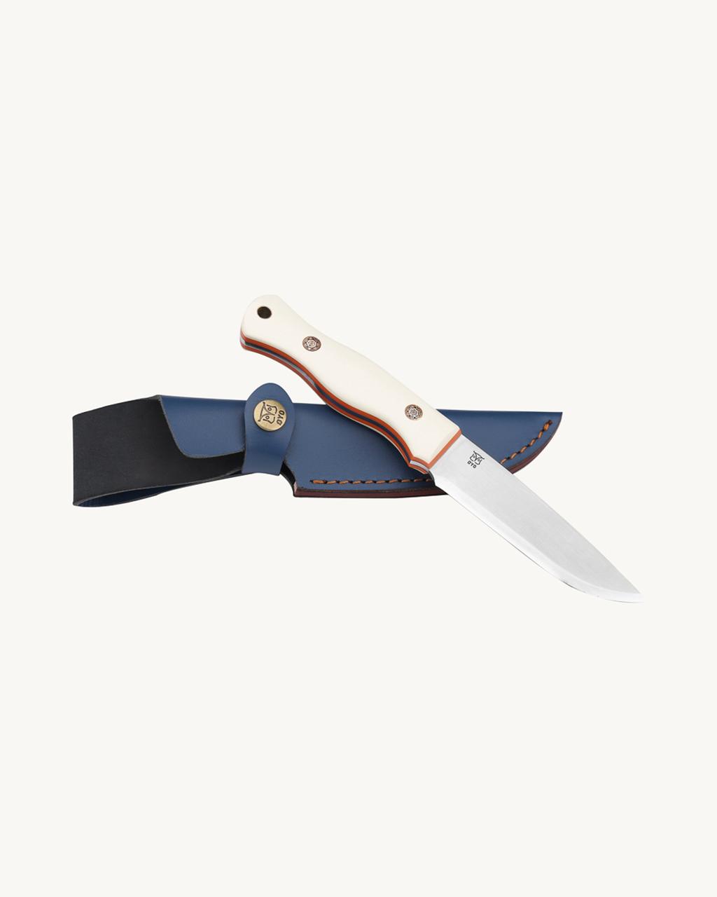 Svalbard knife w/leather sheath