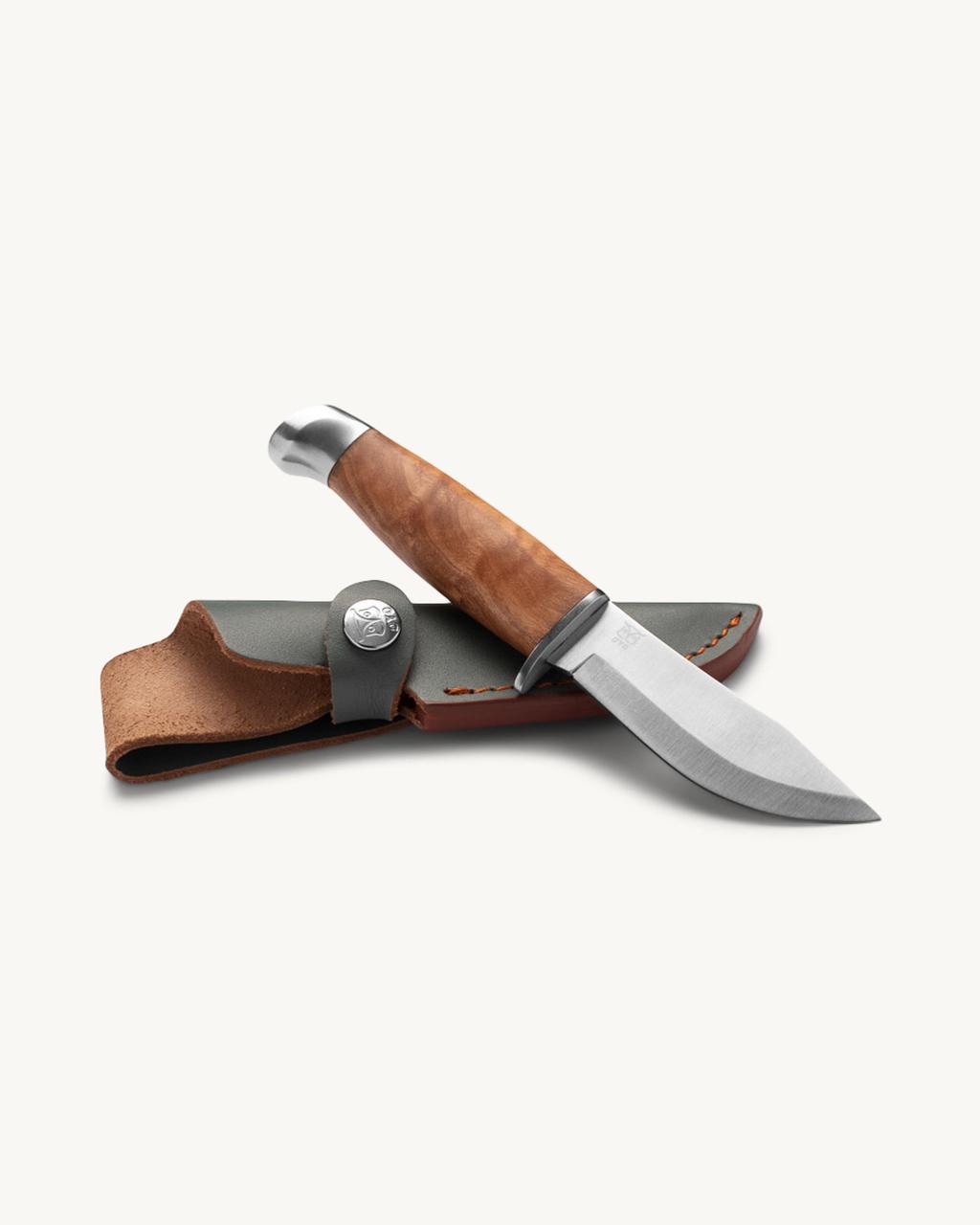 Geilo jr. knife w/leather sheath