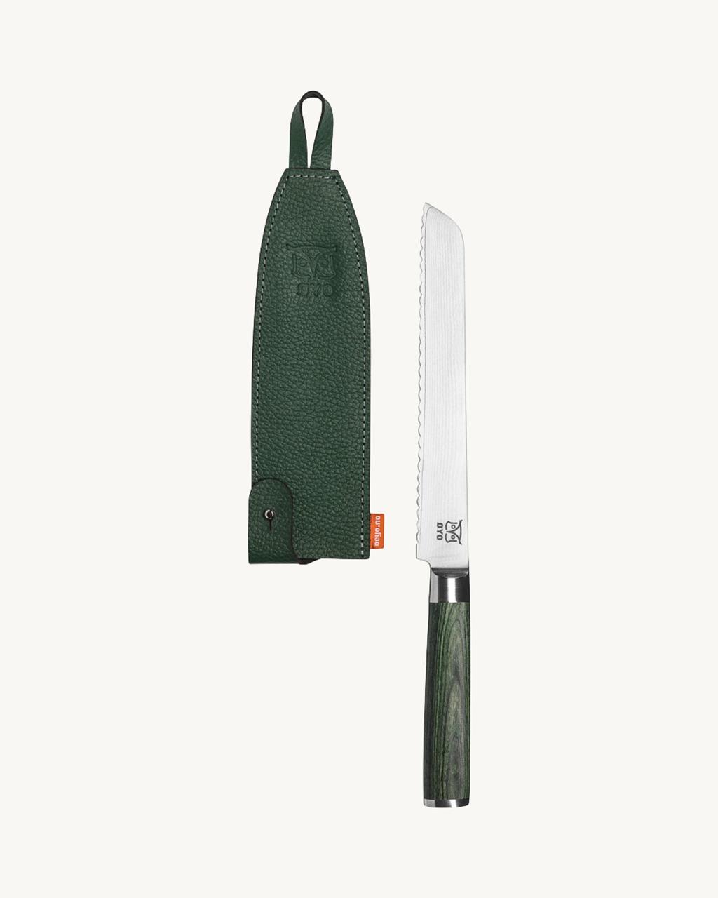 Skarvet Smaragd brødkniv