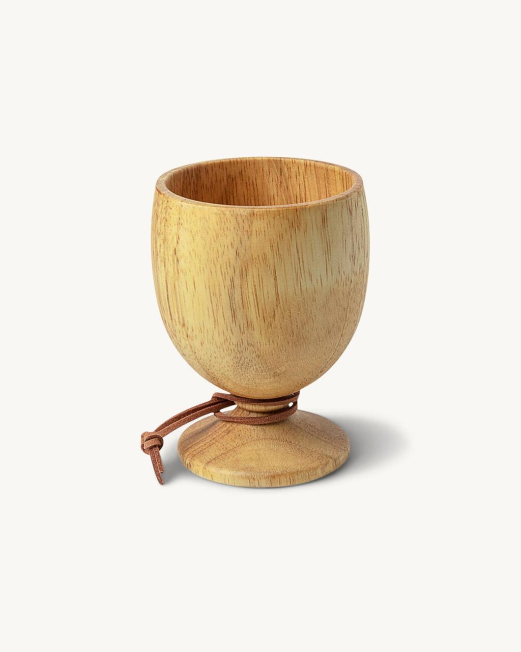 Wine wooden cup