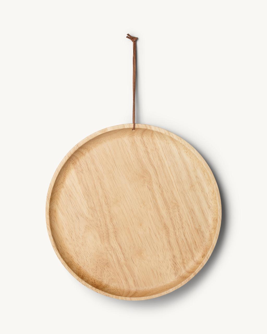 Dinner wooden plate